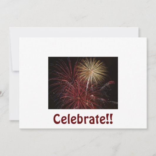 Invitation célébrer (Devant)