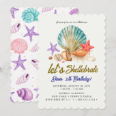 Invitation Célébrer Anniversaire (Devant / Derrière)