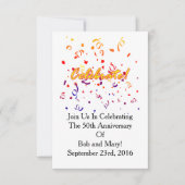 Invitation Célébrer Confetti (Devant)