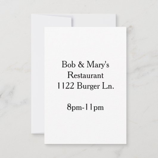 Invitation Célébrer Confetti (Dos)