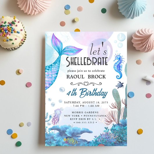 Invitation Célébrer la fête d'anniversaire