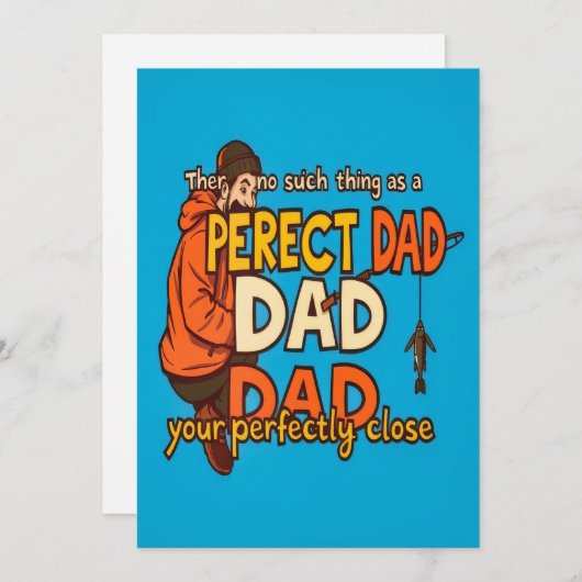 Invitation Célébrer la paternité imparfaite (Devant / Derrière)