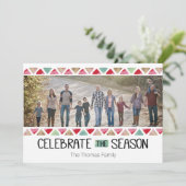 Invitation Célébrer la saison (Debout devant)