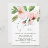 Invitation célébrer l'aquarelle. (Devant)