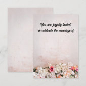 Invitation Célébrer le Mariage (Devant / Derrière)