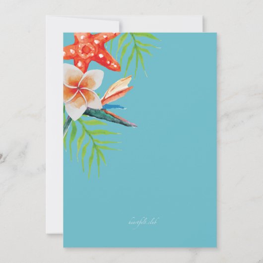 Invitation Célébrer l'invitation d'été (Dos)