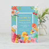 Invitation Célébrer l'invitation d'été (Debout devant)