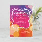 Invitation Célébrer l'invitation du marquis (Debout devant)