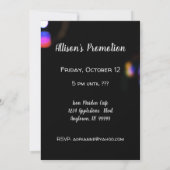 Invitation Célébrer une promotion ou tout événement (Dos)