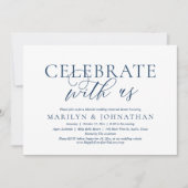 Invitation Célébrez Avec Nous, Dîner De Répétition Mariage (Devant)