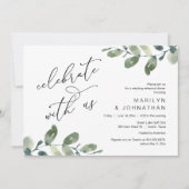 Invitation Célébrez avec nous, Dîner de répétition Mariage (Devant)