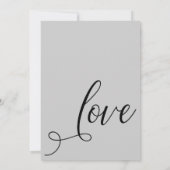 Invitation Célébrez avec nous Élégant Réception seulement en  (Dos)