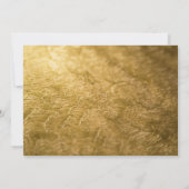 Invitation Célébrez avec Nous Fête Écriture Élégante en Or (Dos)