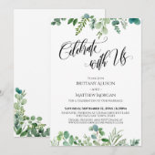 Invitation Célébrez avec nous la réception de la verdure d'eu (Devant / Derrière)