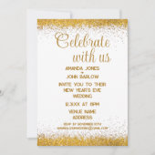 Invitation Célébrez avec nous le Mariage du réveillon du Nouv (Devant)