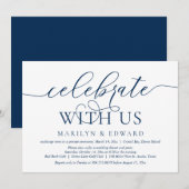 Invitation Célébrez avec nous, Mariage Fuite de Cérémonie de (Devant / Derrière)