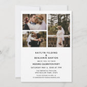 Invitation Célébrez avec nous ! Photo à l'écriture manuscrite (Dos)