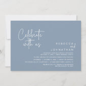 Invitation Célébrez avec nous, Réception de mariage moderne b (Devant)