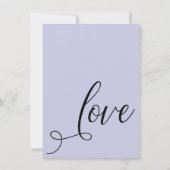 Invitation Célébrez avec nous Réception élégante au lavande u (Dos)