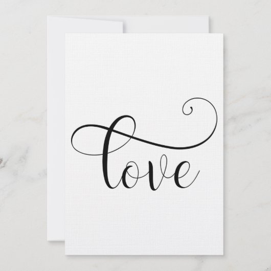 Invitation "Célébrez avec nous" Typographie Réception de mari (Dos)