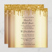 Invitation Célébrez dans le style avec Fête des mariées et su (Devant / Derrière)