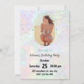 Invitation Célébrez en style ! Pastel Modern pour filles (Devant)