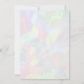 Invitation Célébrez en style ! Pastel Modern pour filles (Dos)