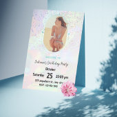 Invitation Célébrez en style ! Pastel Modern pour filles