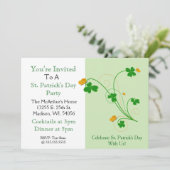 Invitation Célébrez la Saint Patrick avec nous!" Invita (Debout devant)