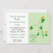 Invitation Célébrez la Saint Patrick avec nous!" Party (Devant)