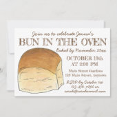 Invitation Célébrez le pain dans le four Nouvelle douche bébé (Devant)