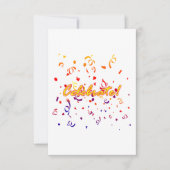 Invitation Célébrez les confettis (Devant)