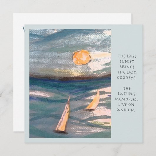 Invitation Célébrez les souvenirs. (Devant / Derrière)