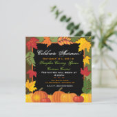 Invitation Célébrez l'invitation d'automne (Debout devant)