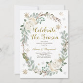 Invitation Célébrez l'invitation de la saison à la maison ouv (Devant)