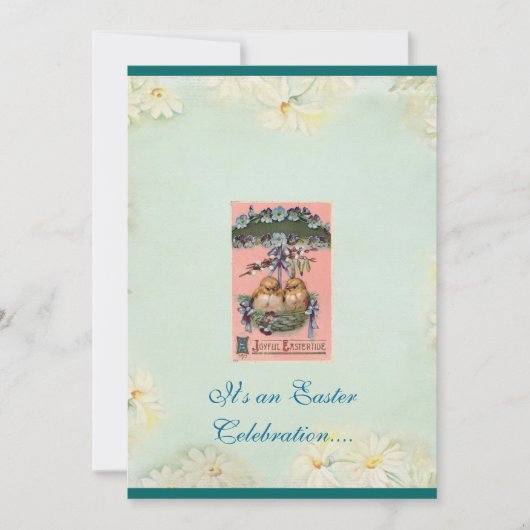 Invitation Célébrez l'invitation de Pâques (Devant)
