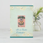 Invitation Célébrez l'invitation de Pâques (Debout devant)