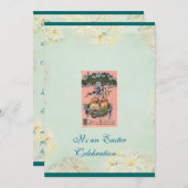 Invitation Célébrez l'invitation de Pâques (Devant / Derrière)