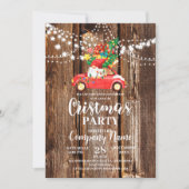 Invitation Célébrez notre fête annuelle de Noël avec la compa (Devant)