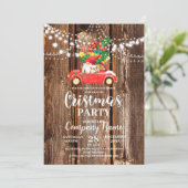 Invitation Célébrez notre fête annuelle de Noël avec la socié (Debout devant)
