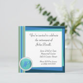 Invitation Célébrez une retraite (Debout devant)