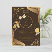 Invitation Célébrez votre jour spécial avec ce bro luxueux (Debout devant)