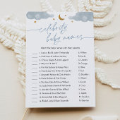 Invitation Celebrity Baby Name Twinkle Star Baby shower Jeu