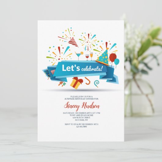 Invitation Célébrons (Debout devant)