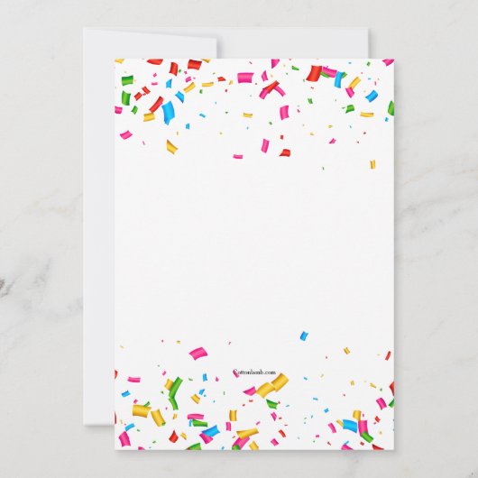 Invitation Célébrons (Dos)