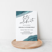 Invitation Célébrons, Anniversaire Minimaliste, Tout Âge,