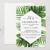 Invitation "Célébrons" au thème de la Palme Émerau (Devant / Derrière)