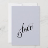 Invitation Célébrons avec élégance ! Simple Bleu Poussiéreux (Dos)