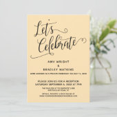 Invitation Célébrons ensemble l'élégance - Réception Élégante (Debout devant)