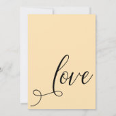 Invitation Célébrons Ensemble Réception Élégante de la Pêche (Dos)